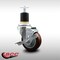 Service Caster 3.5'' SS Maroon Poly Swivel 1-7/8'' Expanding Stem Caster with Brake SCC-SSEX20S3514-PPUB-MRN-TLB-178 - alternate 4